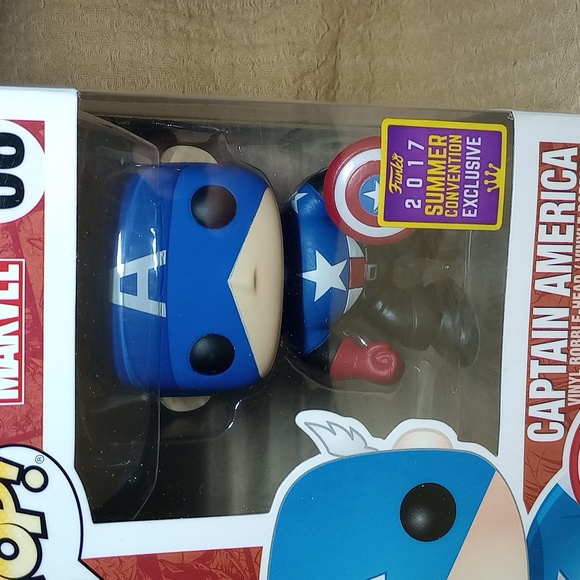 Funko Pop Captain America #06 Exclusive - Picture 1 of 4